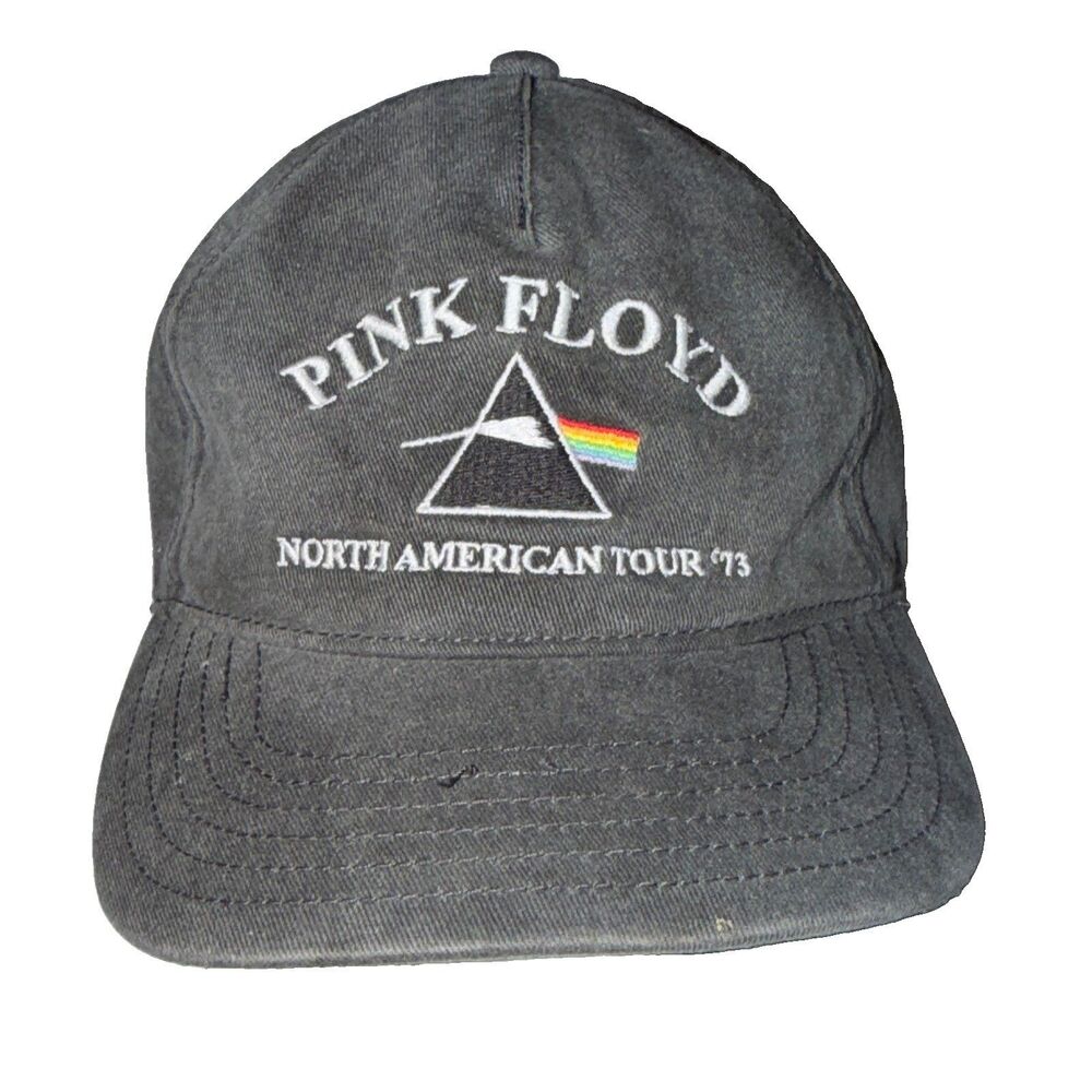 Pink Floyd North American Tour '73 Gray Adjustable Cap Hat One Size